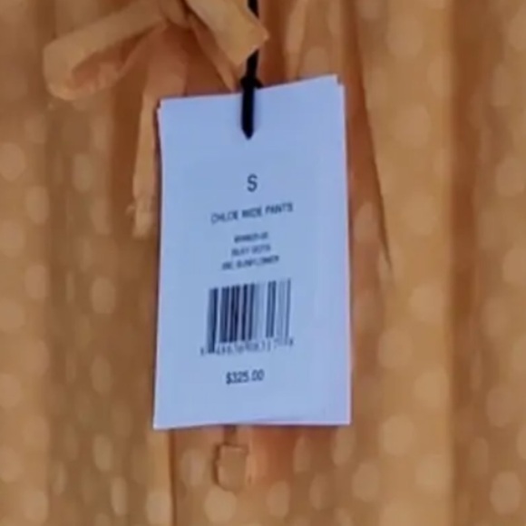 Onia Chloe wide leg slit coverup pants-Aqua-Medium NWT - Picture 7 of 10